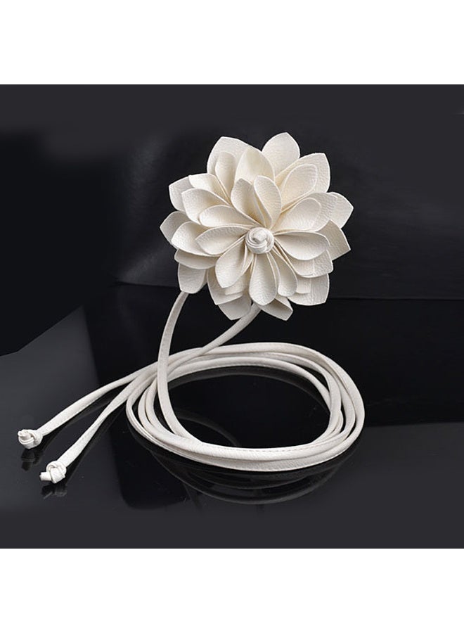 Womens Belts Waist Belt for Women Dress Knot Belt Rose Flower Leather belts - Image 3
